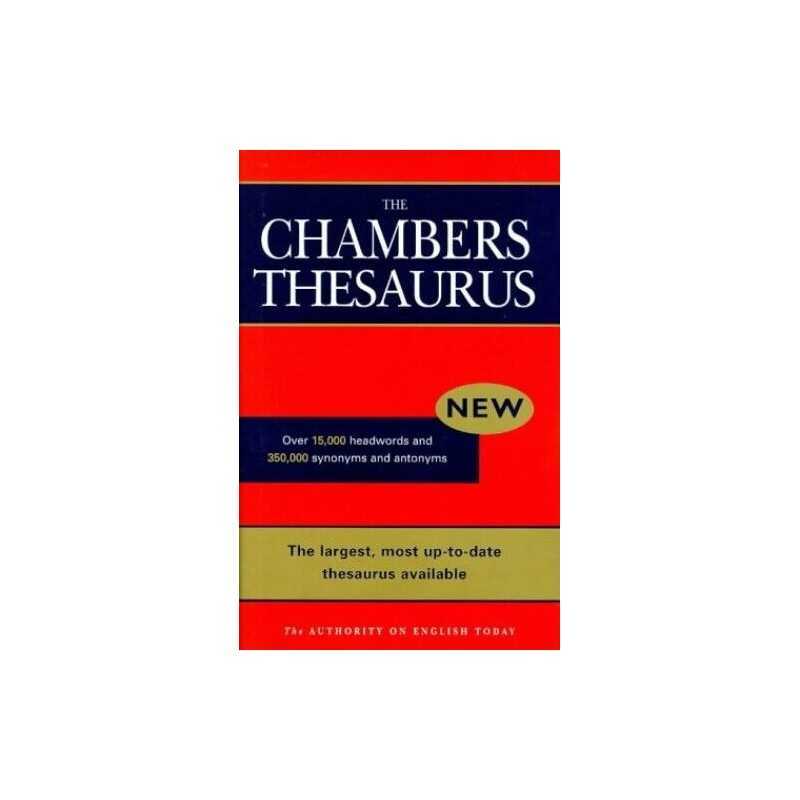 Chambers English Thesaurus by Unnamed Hardback Book