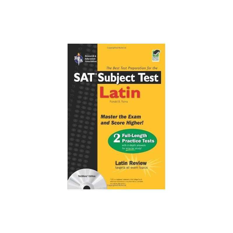 Sat Subject Test Latin - the Best T..., Benediktson, D.