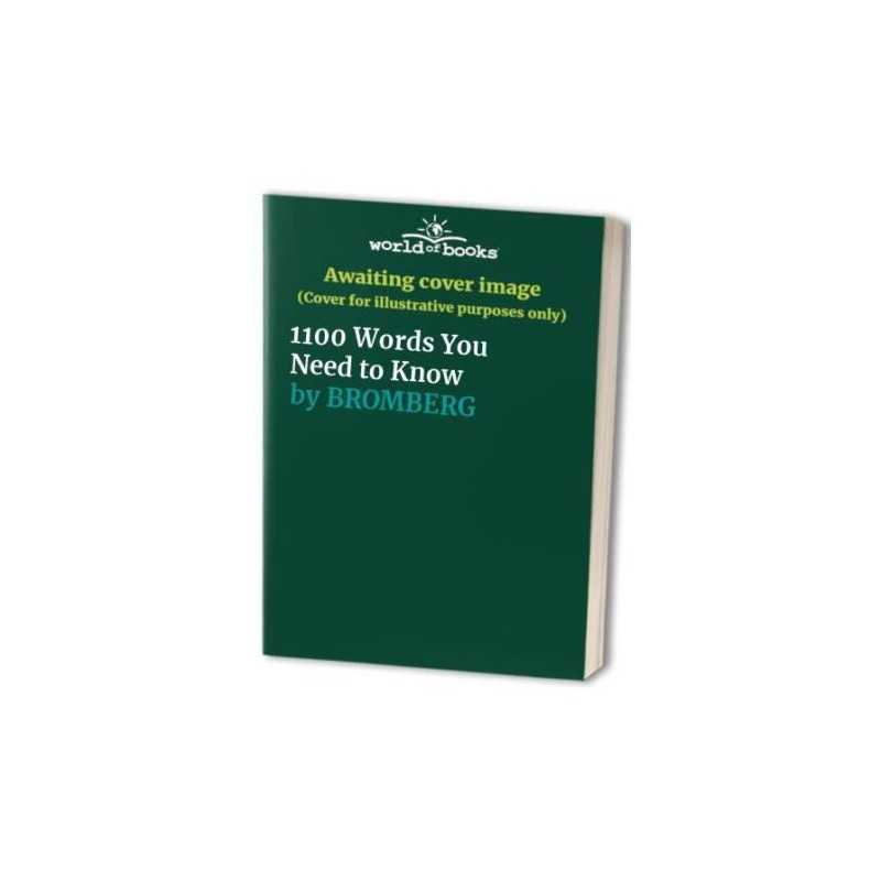 1100 Words You Need to Know by BROMBERG Paperback Book