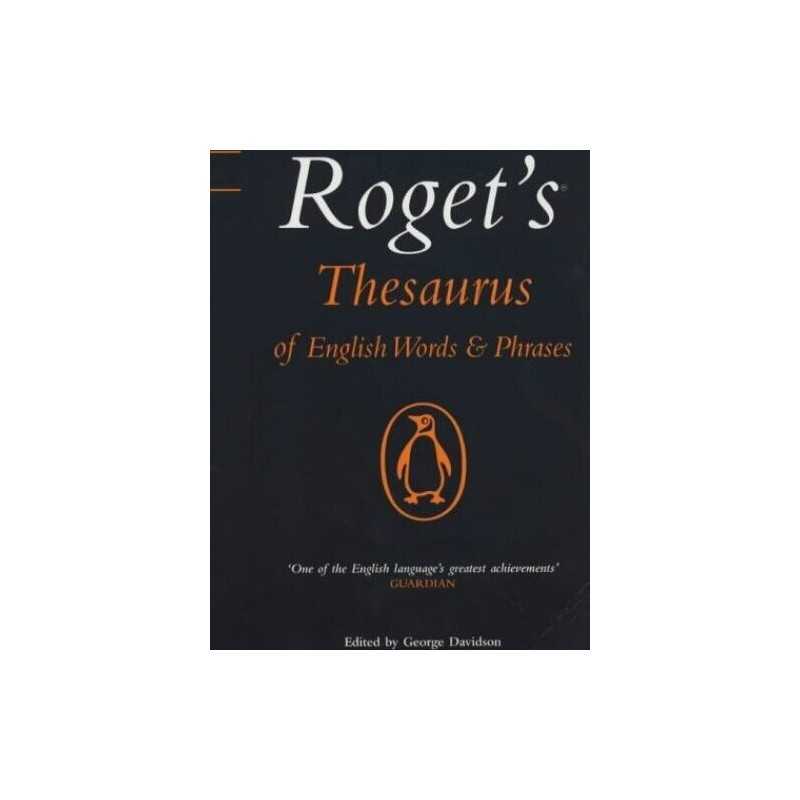 Rogets Thesaurus of English Words ..., Roget, Peter Ma