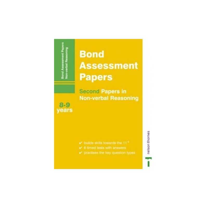 Second Papers in Non-verbal Reasoning 8-9 Years (... by Baines, Andrew Paperback