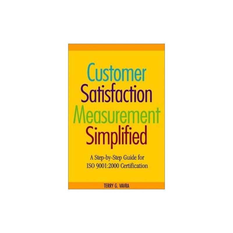 Customer Satisfaction Measurement S..., Vavra, Terry G.