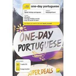 Teach Yourself One-Day Portuguese (TYOD) by Smith, Elisabeth CD-ROM Book The
