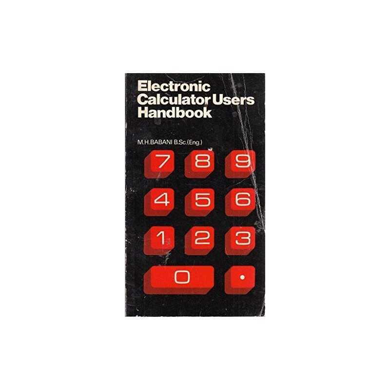 Electronic Calculator Users Handbook by Babani, M.H. Paperback Book