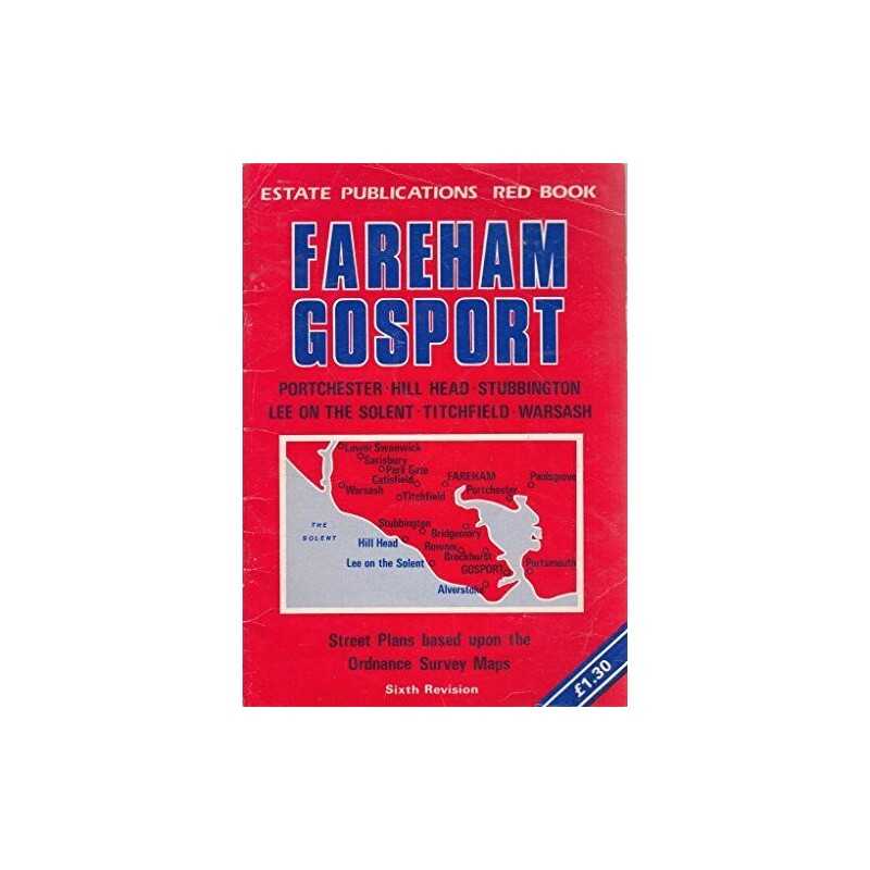 Fareham and Gosport Street Atlas (Red books) Sheet map, folded Book