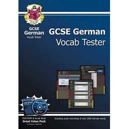 GCSE German Interactive Vocab Tester - DVD-ROM and Vocab Book (A... by CGP Books