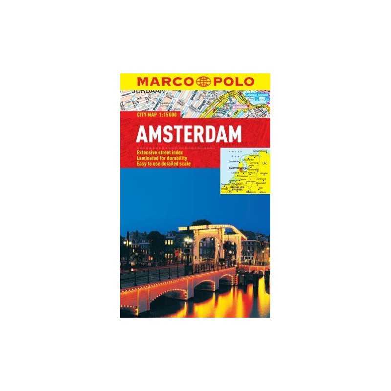 Amsterdam Marco Polo City Map by Marco Polo Book