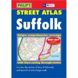 Philips Street Atlas: Suffolk: Includes the Centres of Bury St ... Spiral bound