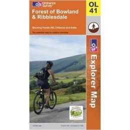 Forest of Bowland and Ribblesdale (OS Ex... by Ordnance Survey Sheet map, folded