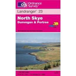 North Skye, Dunvegan and Portree (Landra... by Ordnance Survey Sheet map, folded