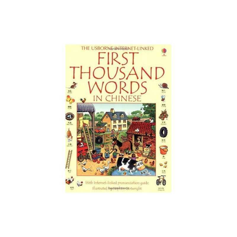 First Thousand Words in Chinese (Usborne First Th... by Amery, Heather Paperback