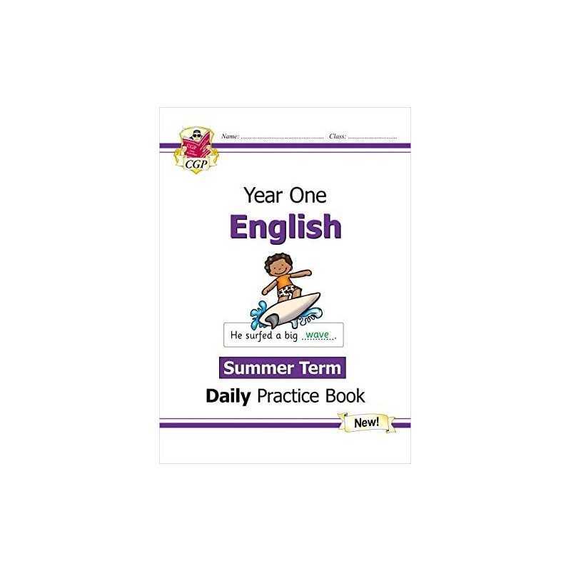 New KS1 English Daily Practice Book: Year 1 - Summer Term: super... by CGP Books