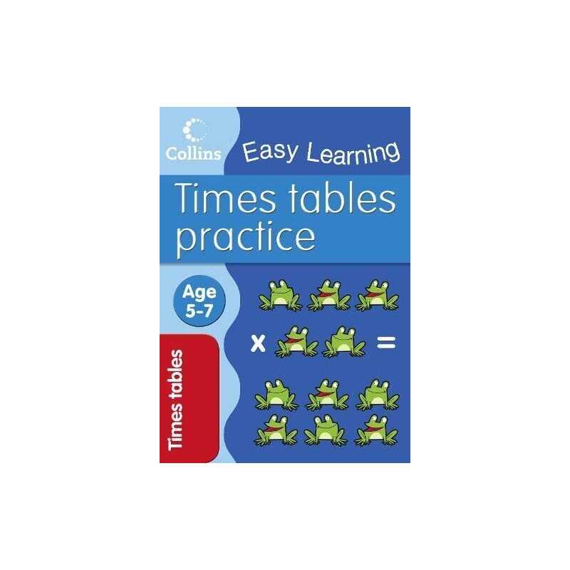 Times Tables Practice: Times tables practic... by Collins Easy Learnin Paperback