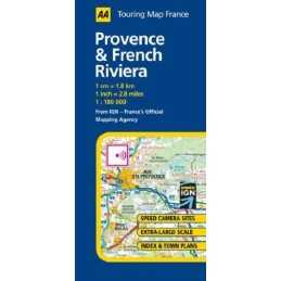 Provence and French Riviera (AA Road Map F... by AA Publishing Sheet map, folded
