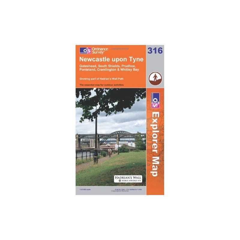 Newcastle Upon Tyne (Explorer Maps)..., Ordnance Survey