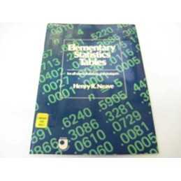 Elementary Statistics Tables by Neave, Henry R. Paperback Book  Fast