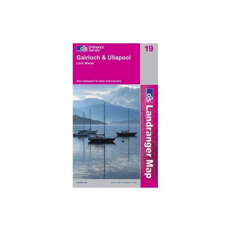 Gairloch and Ullapool, Loch Maree (Landr... by Ordnance Survey Sheet map, folded