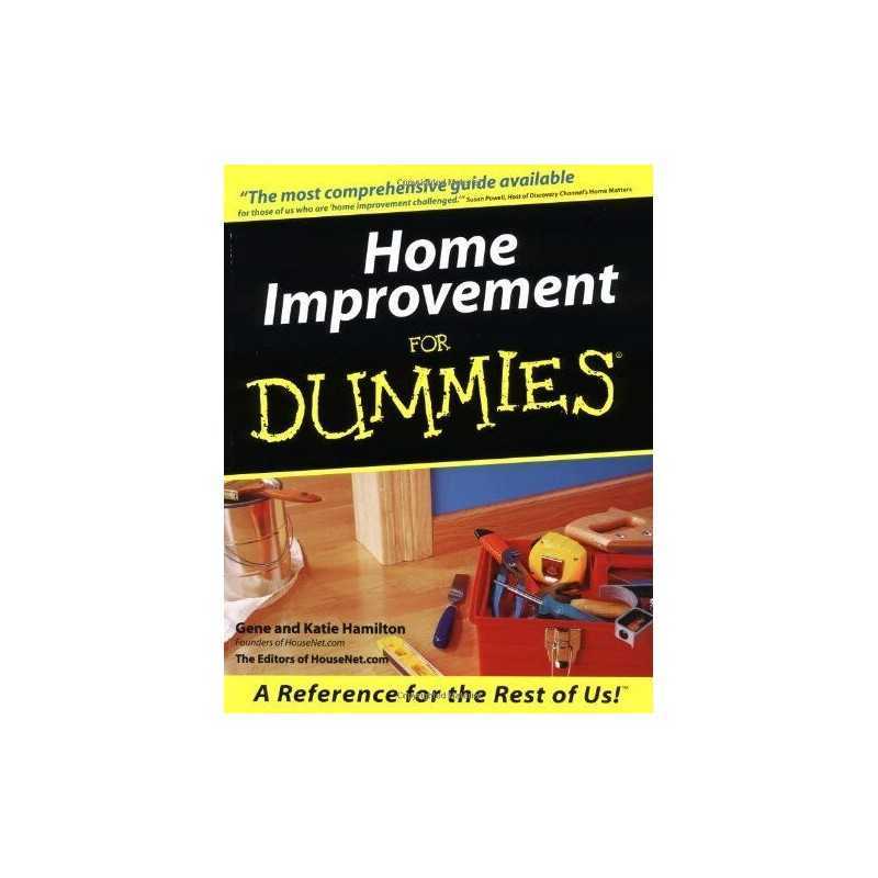 Home Improvement For Dummies by Hamilton, Gene Paperback Book  Fast
