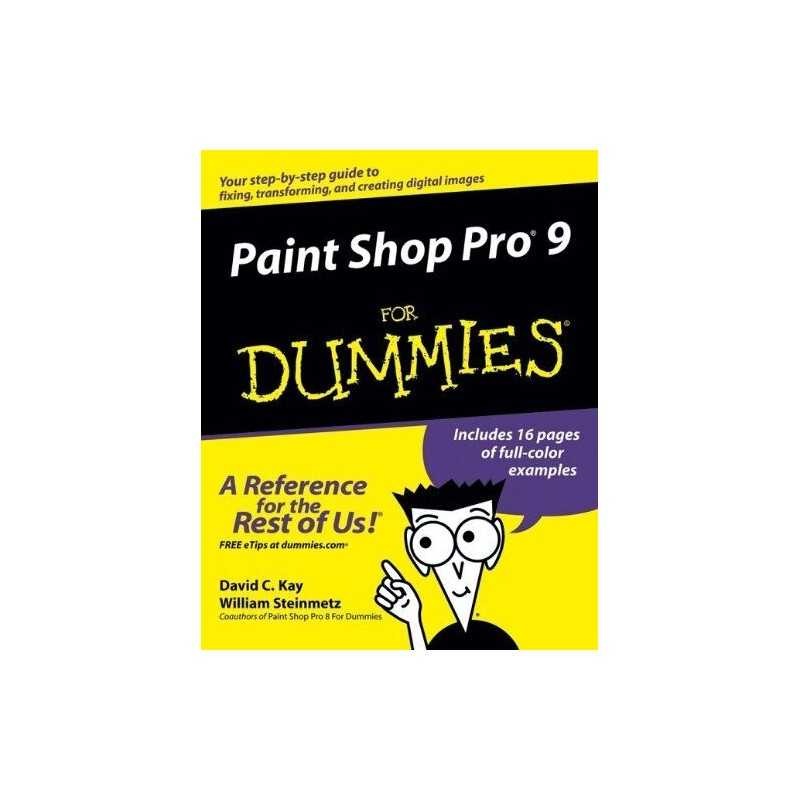 Paint Shop Pro 9 For Dummies by Steinmetz, William Paperback Book  Fast