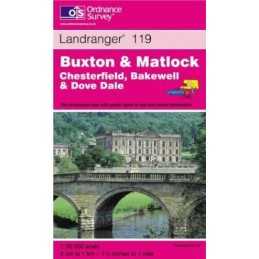 Buxton and Matlock, Bakewell and Dove Da... by Ordnance Survey Sheet map, folded