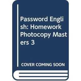 Password English: Homework Photocopy Masters 3