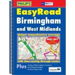 Philips Street Atlas EasyRead Birmingham