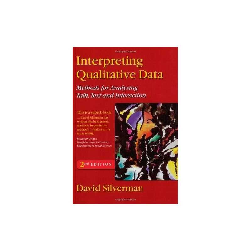 Interpreting Qualitative Data: Methods for Anal... by Silverman, David Paperback