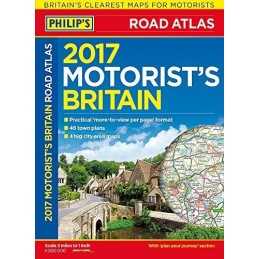Philips Motorists Road Atlas Britain 2017: Paperback by Philips Maps Book The