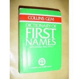 Dictionary of First Names (Gem Dictionaries) by Dictionaries & Referen Paperback