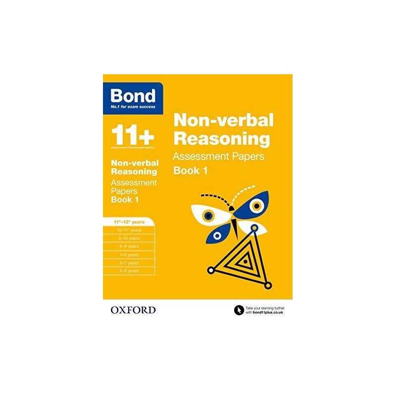 Bond 11+: Non-verbal Reasoning Assessment Papers: 11+-12+ years B... by Bond 11+