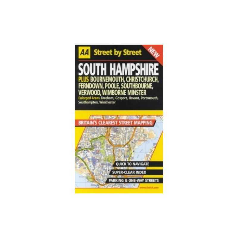 AA Street by Street Hampshire, South Paperback Book