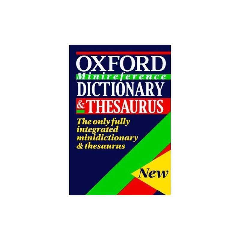 The Oxford Minireference Dictionary and Thesaurus Paperback Book  Fast