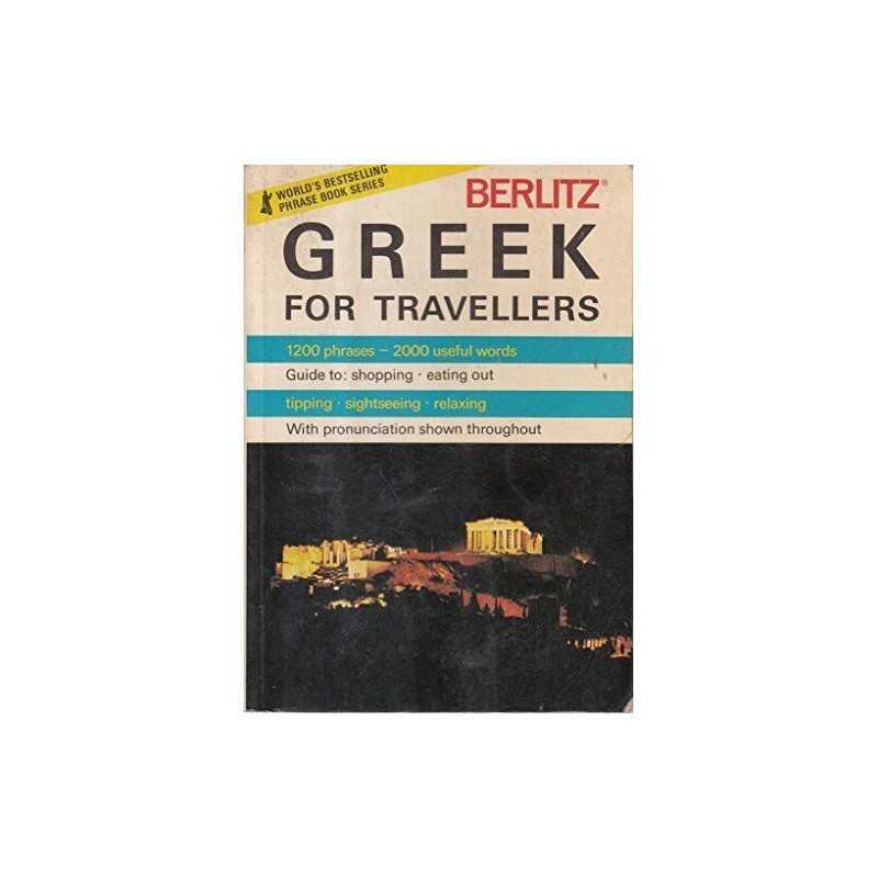 Berlitz Greek for Travellers Paperback Book