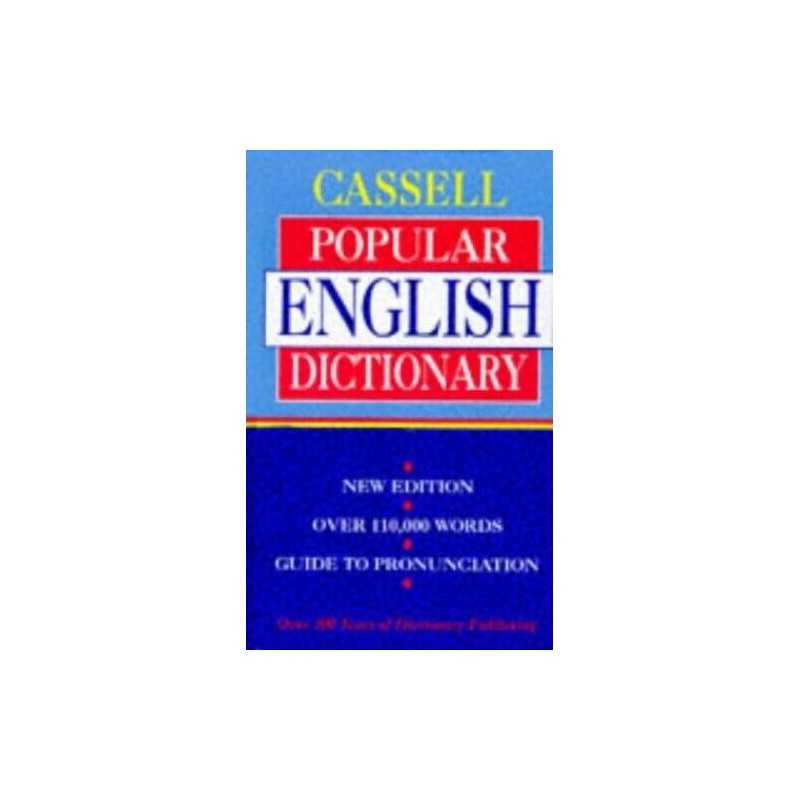 Cassell Popular English Dictionary by Kirkpatrick, B Hardback Book
