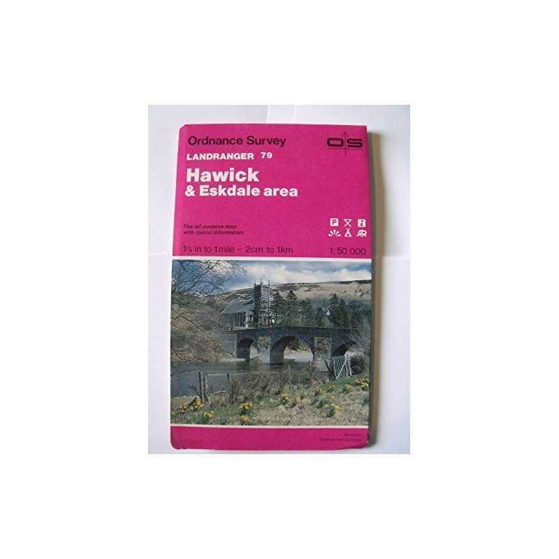 Hawick and Eskdale Area (Landranger Maps) by Ordnance Survey Sheet map, folded