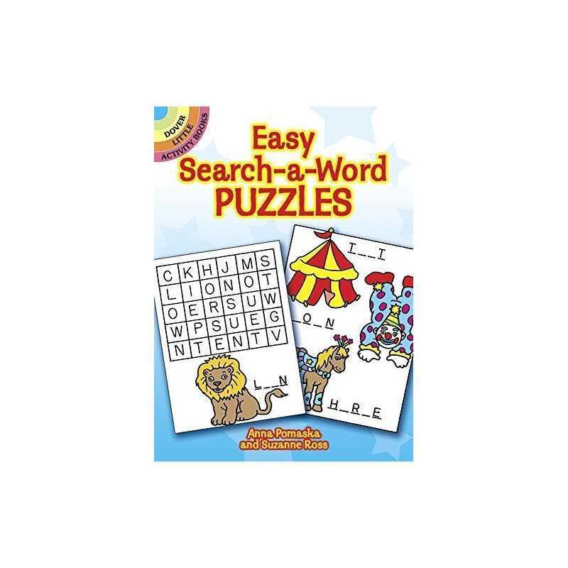 Easy Search-a-Word Puzzles (Little Ac..., Pomaska, Anna