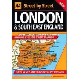 AA Street by Street London and South East England Paperback Book  Fast