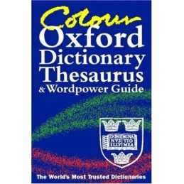 Colour Oxford Dictionary, Thesaurus, and Wordpower Guide Paperback Book The