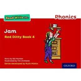 Read Write Inc. Phonics: Red Ditty Book 4 Jam by Munton, Gill Book