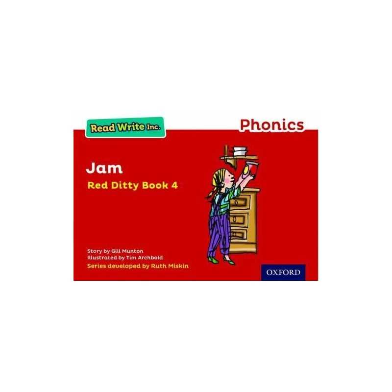 Read Write Inc. Phonics: Red Ditty Book 4 Jam by Munton, Gill Book