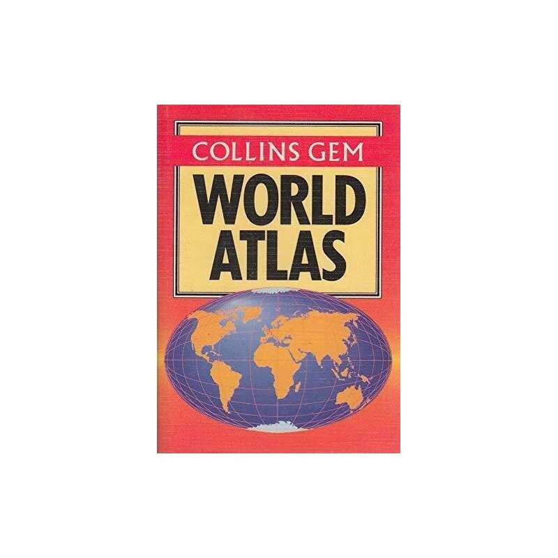 Collins Gem Atlas of the World (Collins Gems) Paperback Book