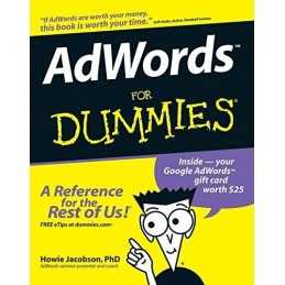 AdWords For Dummies by Jacobson, Howie Paperback Book