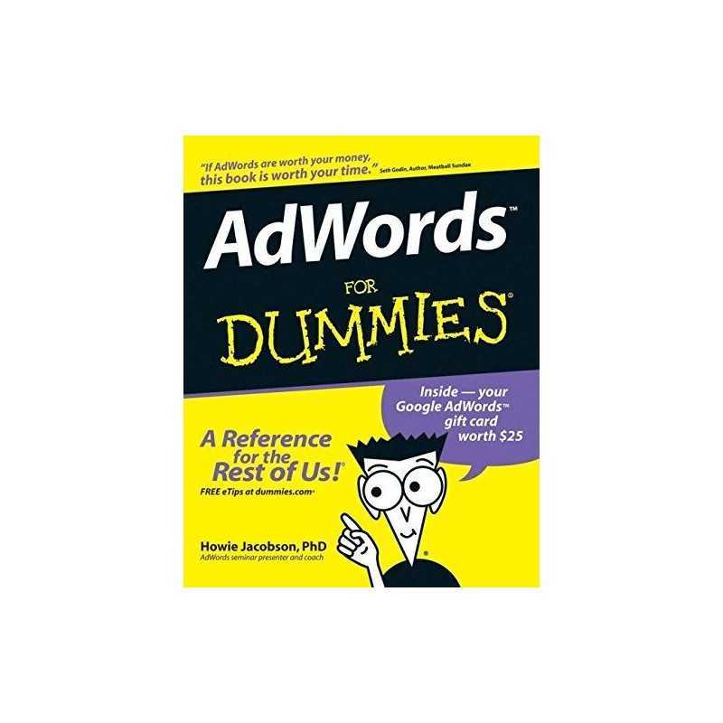 AdWords For Dummies by Jacobson, Howie Paperback Book