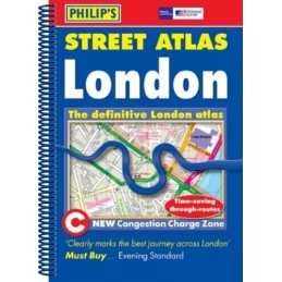 Philips Street Atlas: London - Standard Spiral bound Book