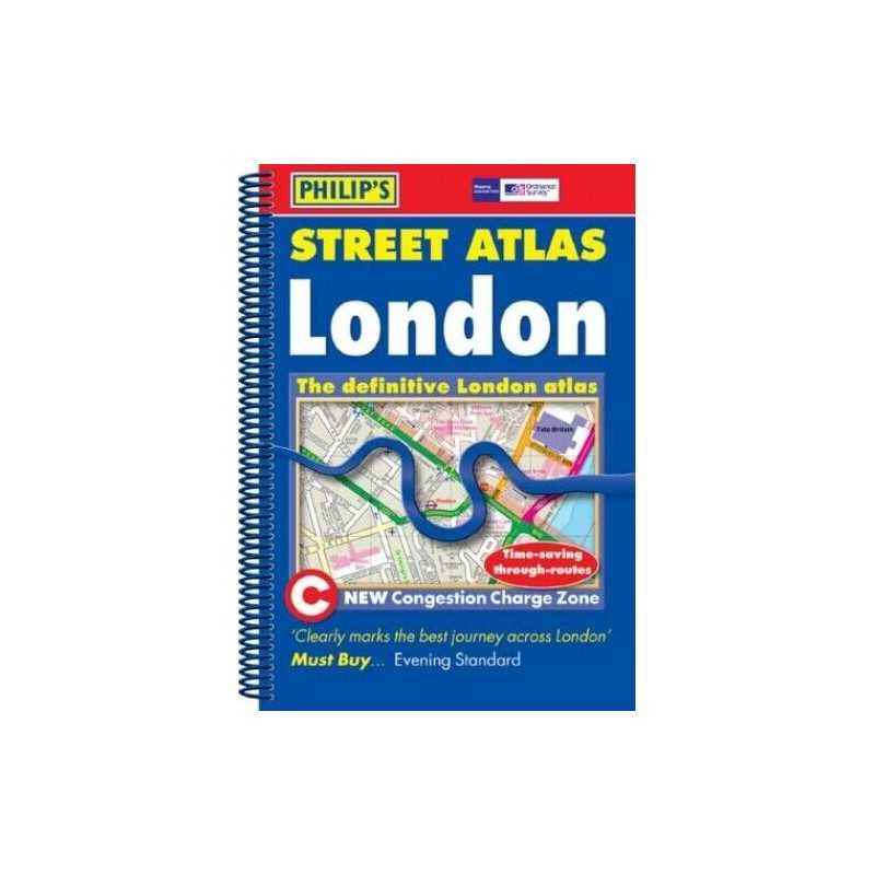 Philips Street Atlas: London - Standard Spiral bound Book