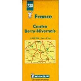 Michelin Map 238 France Centre, Ber... by Michelin Travel Publ Sheet map, folded
