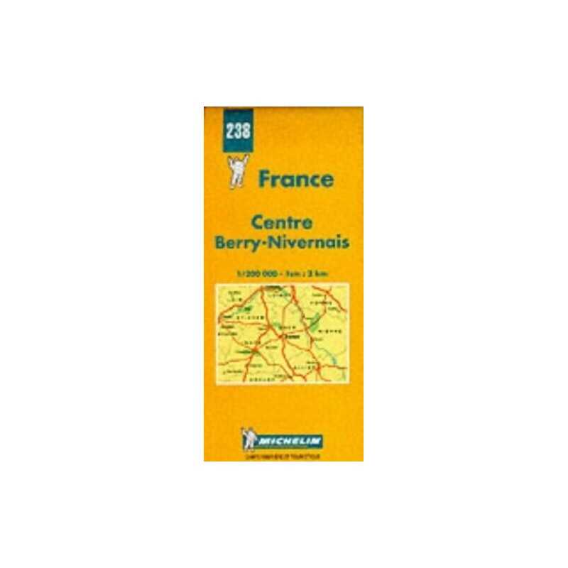 Michelin Map 238 France Centre, Ber... by Michelin Travel Publ Sheet map, folded