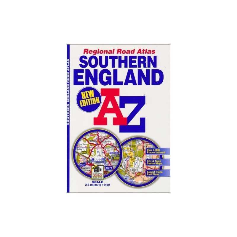 Southern England Regional Road Atlas (A-Z R... by Geographers A-Z Map Paperback