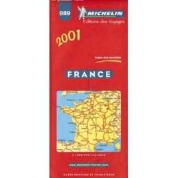 France: 989 (Michelin Country Maps) by Pneu Michelin Sheet map, folded Book The