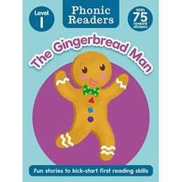 Phonic Readers Age 4-6 Level 1: The Gingerbread Man by Autumn Publishing Book
